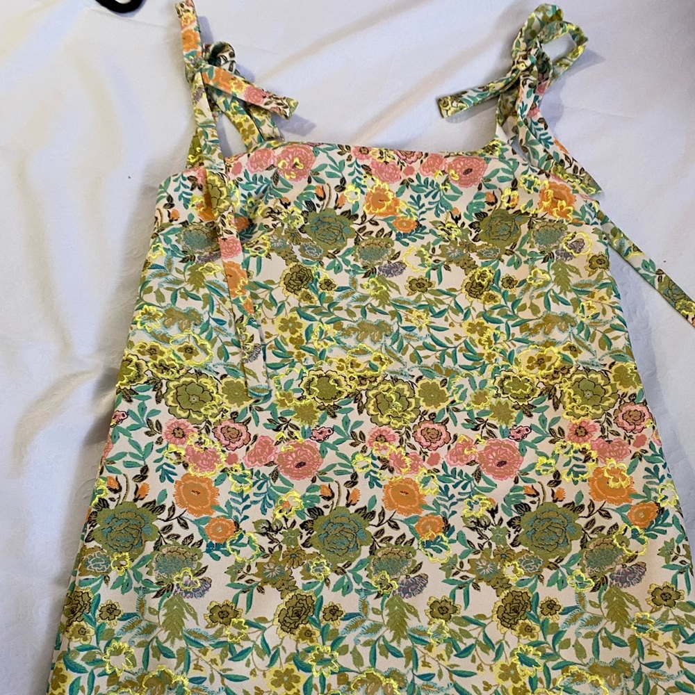 NWT Rachel Roy Embroidered Summer Dress - Picture 3 of 9